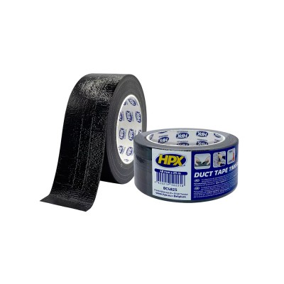 Армированная клейкая лента (сантехнический скотч) HPX Duct Tape Universal 1900 48ммх25м черная (BC4825)