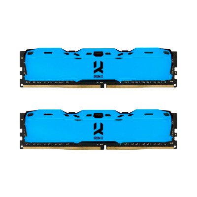 Модуль пам`ятi DDR4 2x8GB/3200 Goodram Iridium X Blue (IR-XB3200D464L16SA/16GDC)