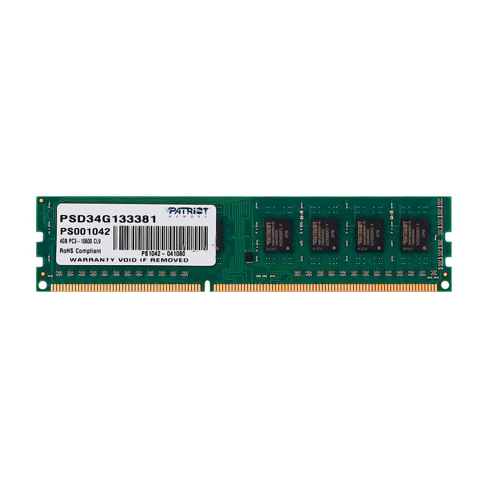 Модуль памяти DDR3 4GB/1333 Patriot Signature Line (PSD34G133381)