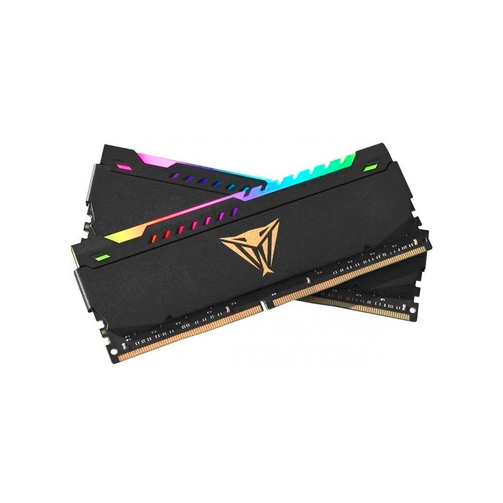 Модуль памяти DDR4 2x8GB/3200 Patriot Viper Steel RGB Black (PVSR416G320C8K)