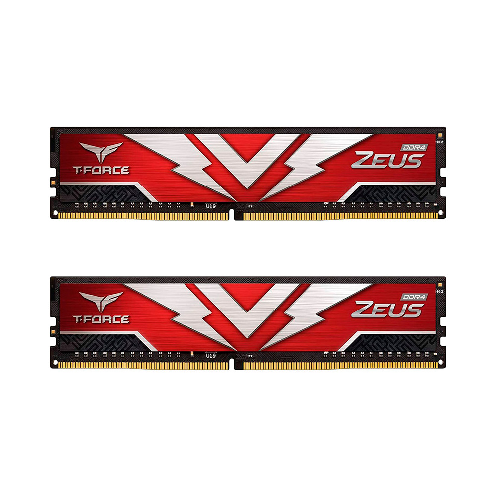 Модуль пам`яті DDR4 2х8G/3000 Team T-Force Zeus Red (TTZD416G3000HC16CDC01)