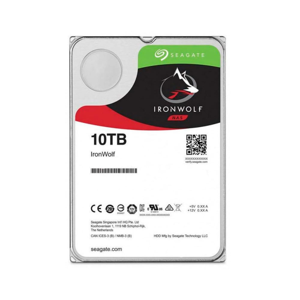 Накопичувач HDD SATA 10.0TB Seagate IronWolf NAS 7200rpm 256MB (ST10000VN000)