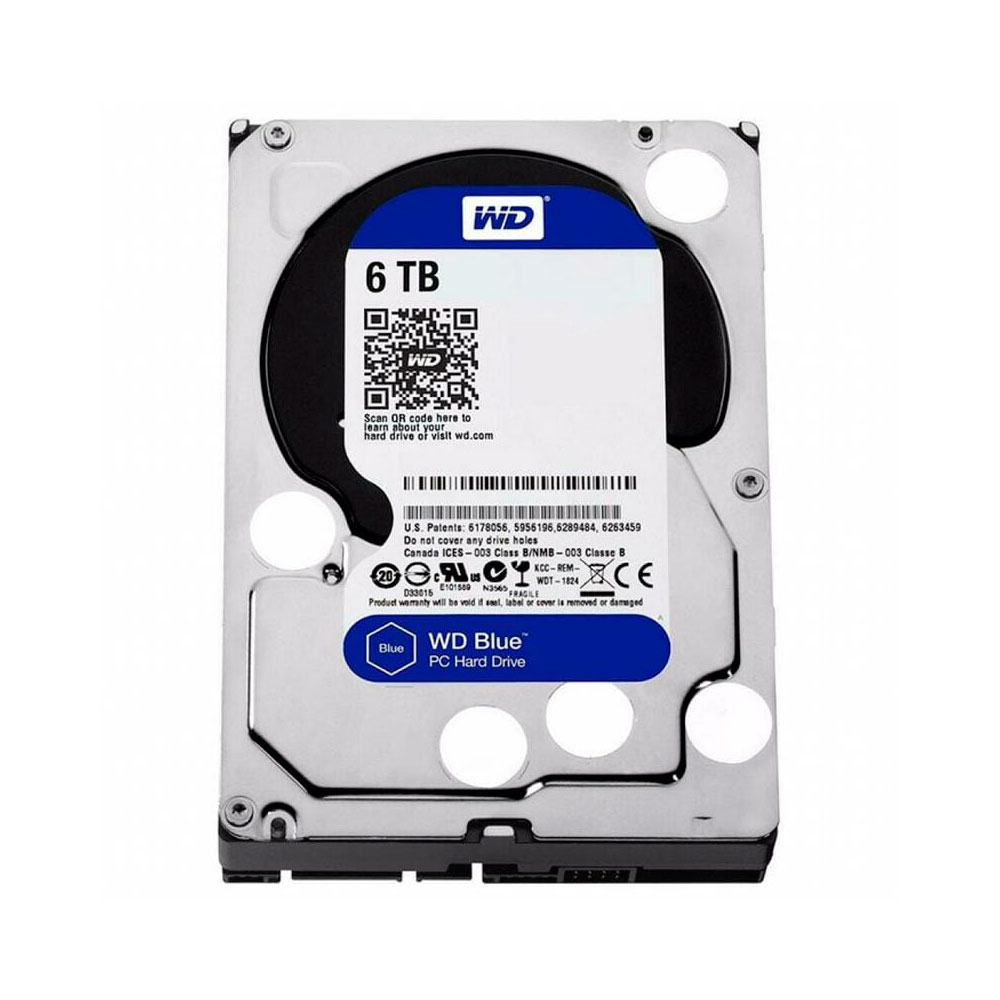 Накопичувач HDD SATA 6.0TB WD Blue 5400rpm 256MB (WD60EZAZ)