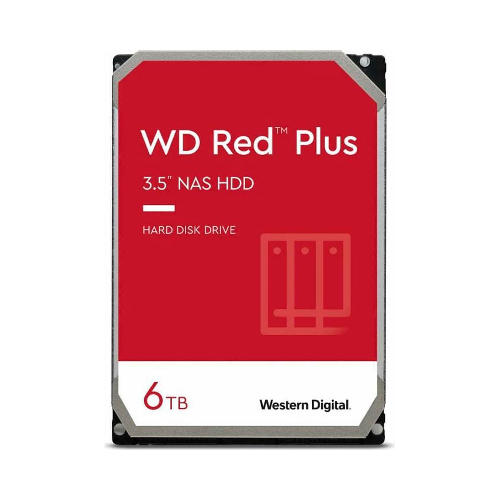 Накопичувач HDD SATA 6.0TB WD Red Plus 5400rpm 128MB (WD60EFZX)