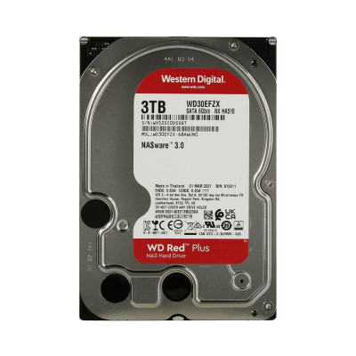 Накопитель HDD SATA 3.0TB WD Red Plus 5400rpm 128MB (WD30EFZX)
