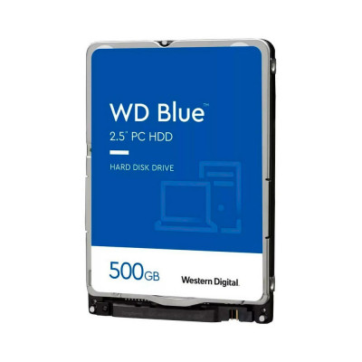 Накопитель HDD 2.5" SATA 500GB WD Blue 5400rpm 64MB (WD5000LPZX)