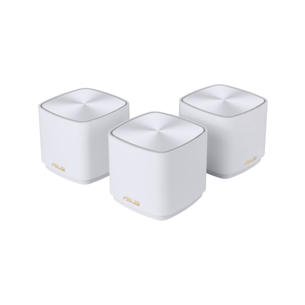 Wi-Fi Mesh система ASUS ZenWiFi AX Mini XD4 3PK White (XD4-W-3-PK)