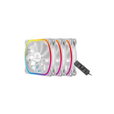 Вентилятор Enermax SquA RGB White (3pcs Pack) (UCSQARGB12P-W-BP3)