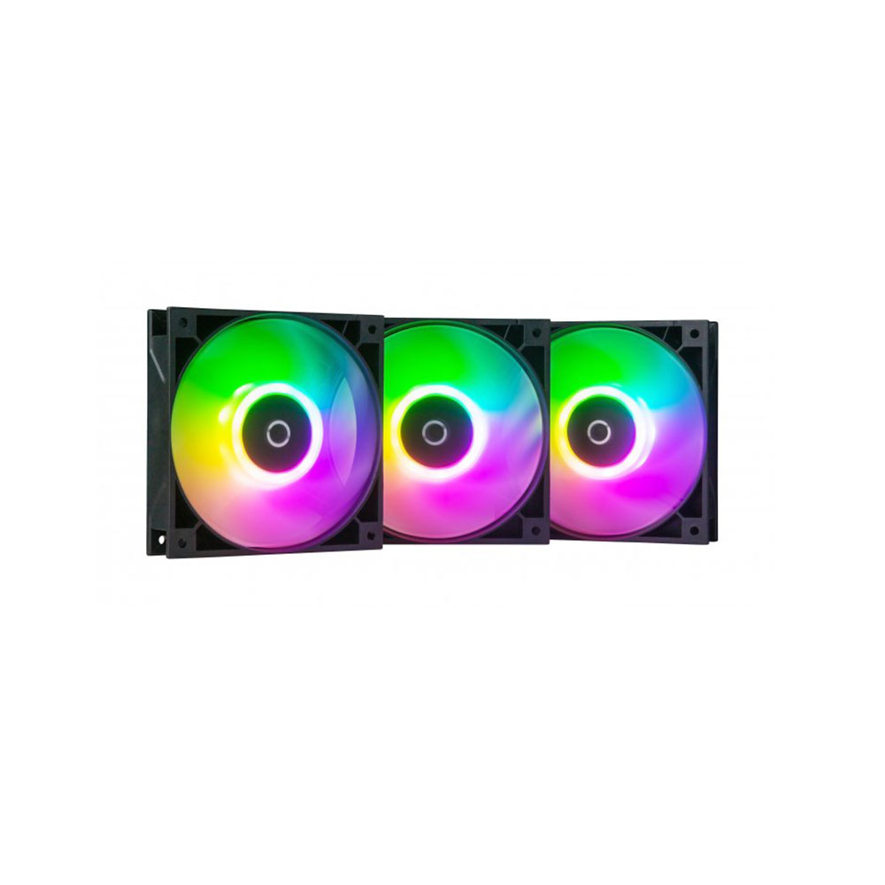 Вентилятор Tecware Omni P12 - 3-Fan Pack (Black) ARGB + PWM 120mm Fans (TWAC-OMP12-3BK), 120x120x25м