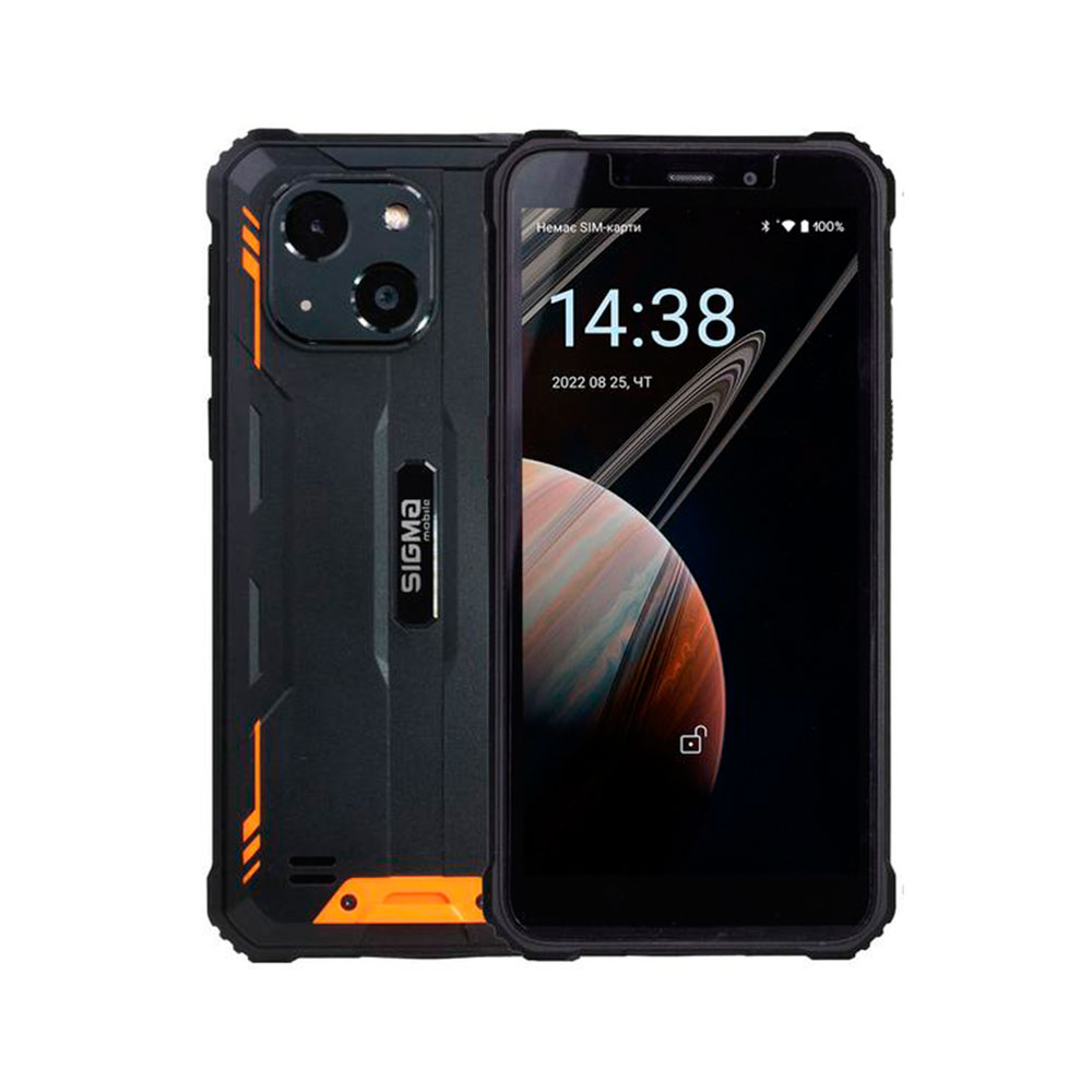 Смартфон Sigma mobile X-treme PQ18 Dual Sim Black-Orange (4827798374023)