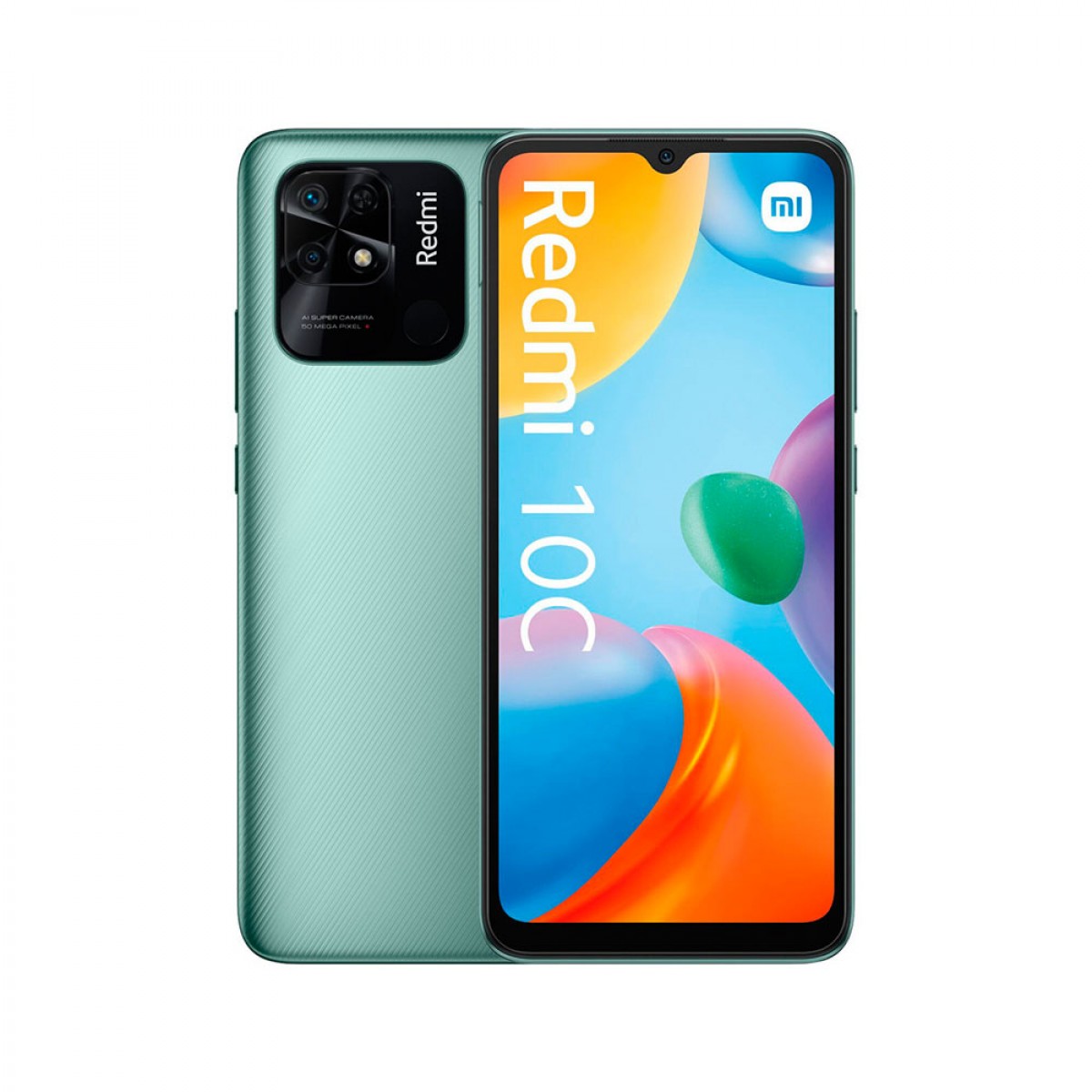 Смартфон Xiaomi Redmi 10C 4/128GB Dual Sim Mint Green | Wintik