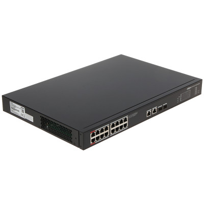 16-Портовый неуправляемый PoE Dahua DH-PFS3218-16ET-135