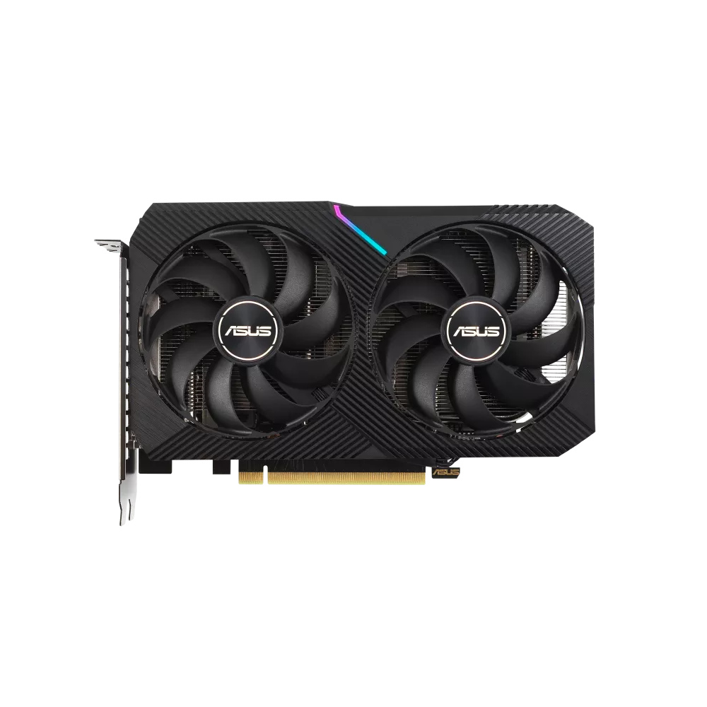 Видеокарта GF RTX 3050 8GB GDDR6 Dual OC Asus (DUAL-RTX3050-O8G)