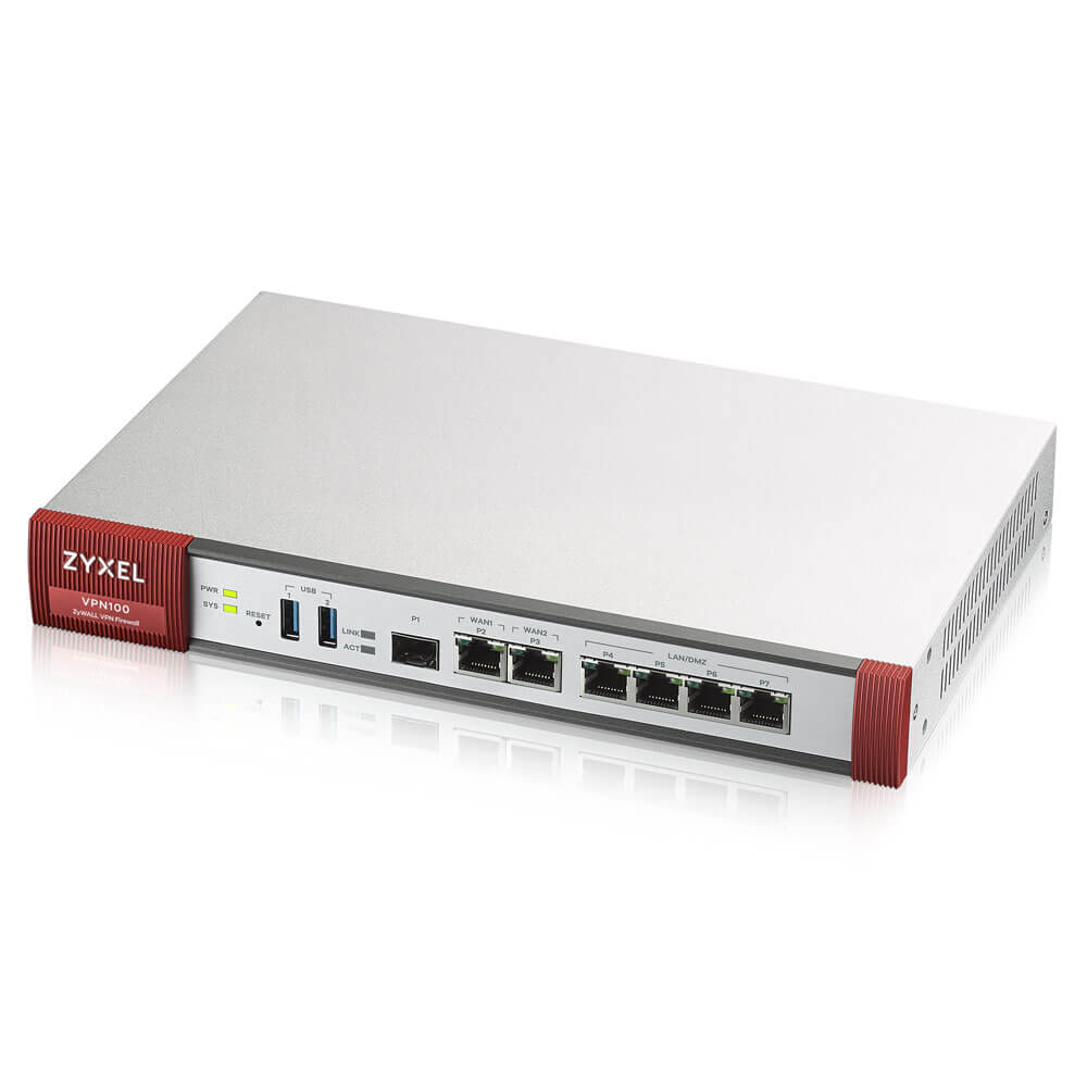 Міжмережевий екран Zyxel ZyWALL VPN100 (VPN100-EU0101F)