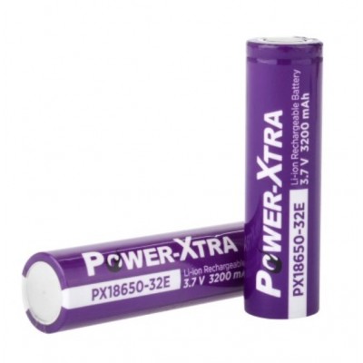 Акумулятор Power-Xtra 18650 Li-Ion 3200 mAh Violet
