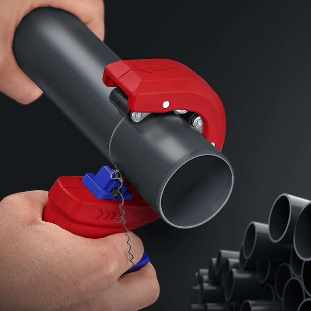 Труборіз для пластикових труб Knipex DP50 до 50мм (90 23 01 BK)