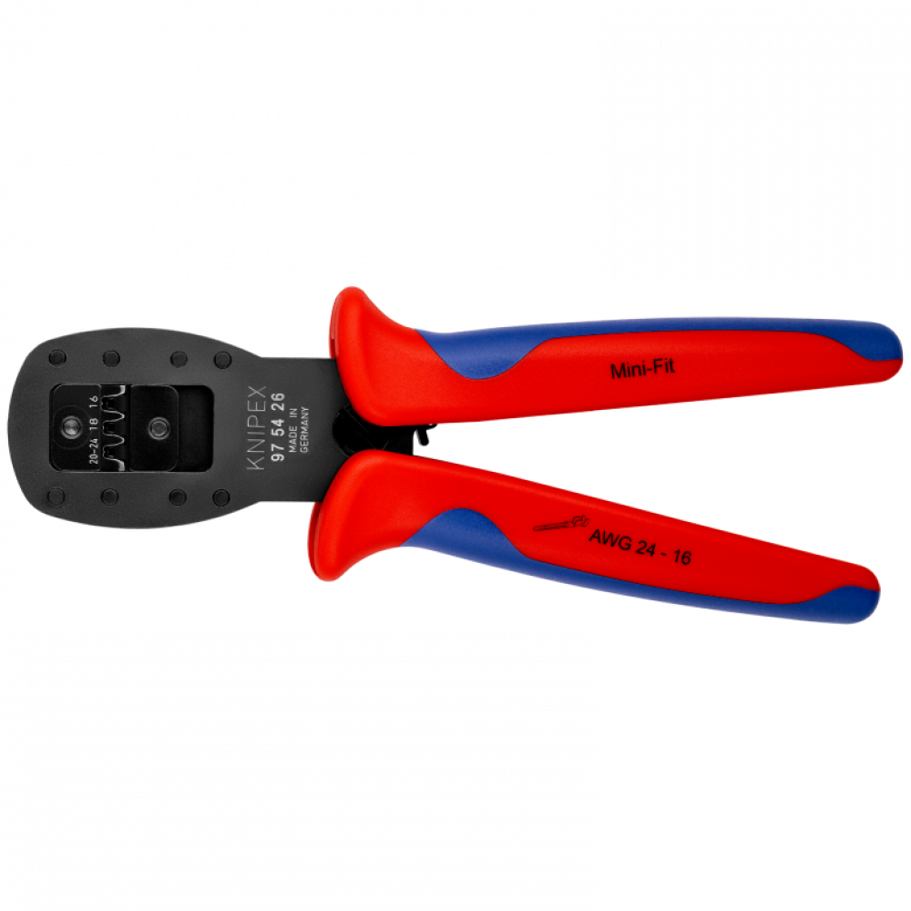 Обжимные клещи для миниатюрных штекеров Knipex для серии Mini-Fit™ (97 54 26)