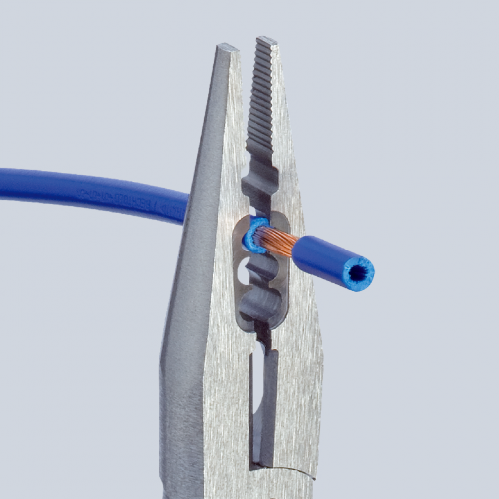 Плоскогубцы Knipex для монтажа проводов (хромированные), 160 мм (13 02 160)