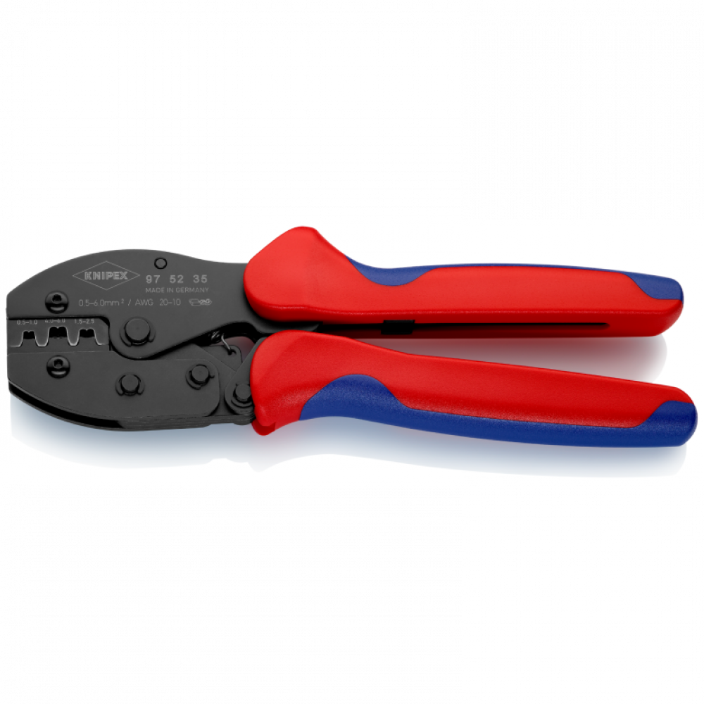 Клещи для опрессовки Knipex PreciForce® вороненые, 220 мм (97 52 35)