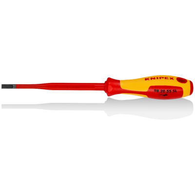 Викрутка Knipex плоска (тонка) SL 5,5х125 мм (98 20 55 SL)
