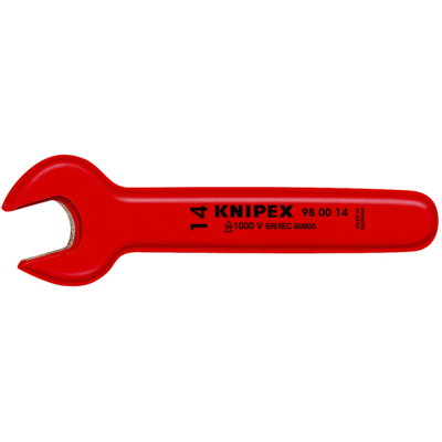 Ключ гаечный Knipex VDE рожковый, размер 13 мм, 130 мм (98 00 13)