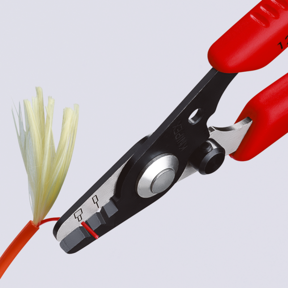 Инструмент Knipex для удаления изоляции со световодов , 130 мм (12 82 130 SB)