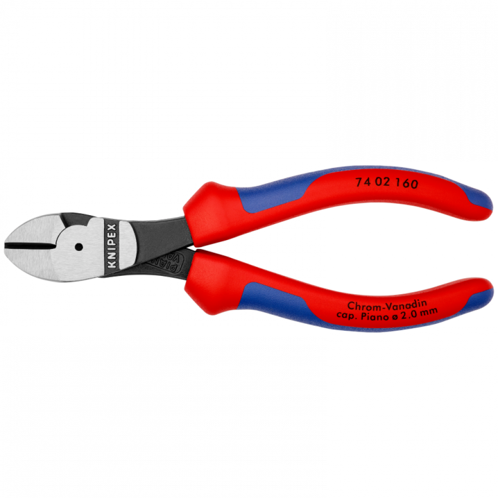 Кусачки бокові Knipex особливої потужності, 160 мм (74 02 160)