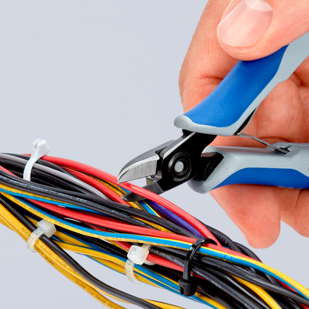 Прецизионные кусачки боковые Knipex для электроники, 125 мм (79 02 125 S1)