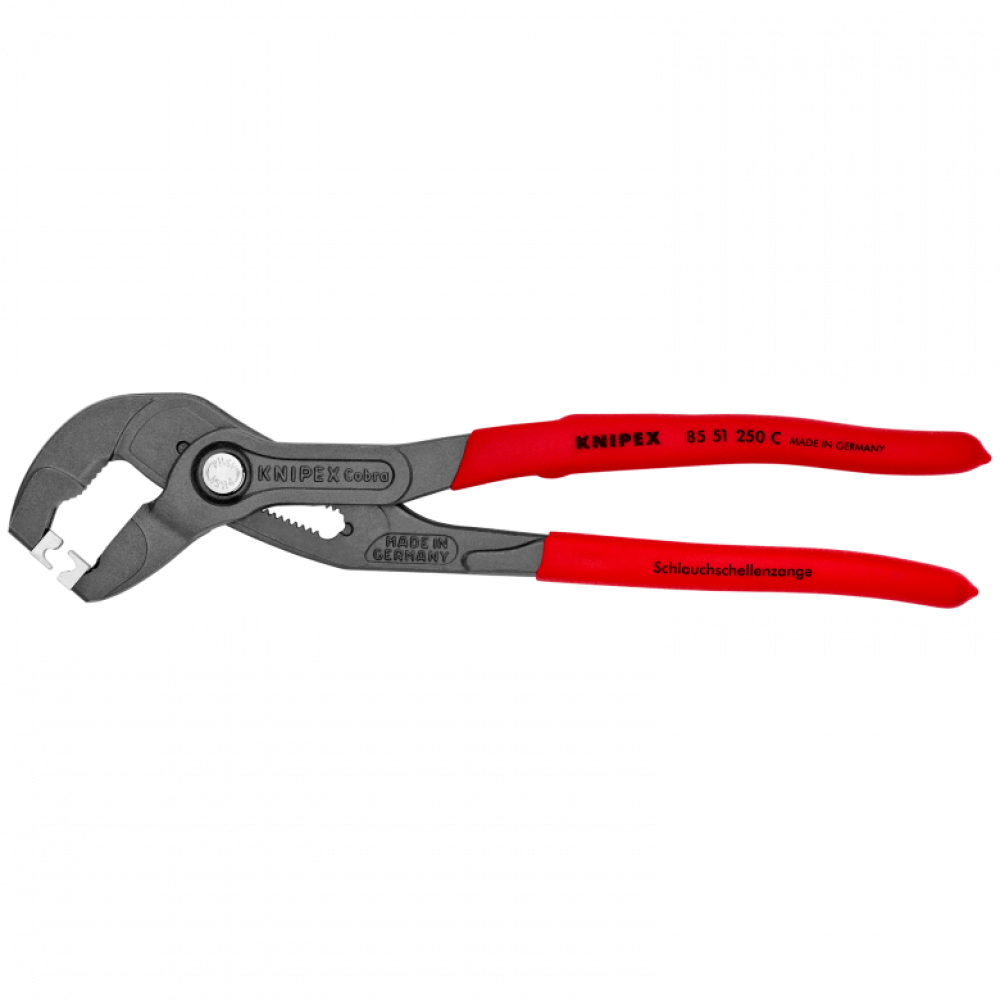 Щипцы Knipex для пружинных хомутов (шланги), 250 мм (85 51 250 C)