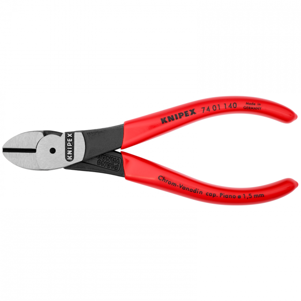 Кусачки бокові Knipex особливої потужності, 140 мм (74 01 140)