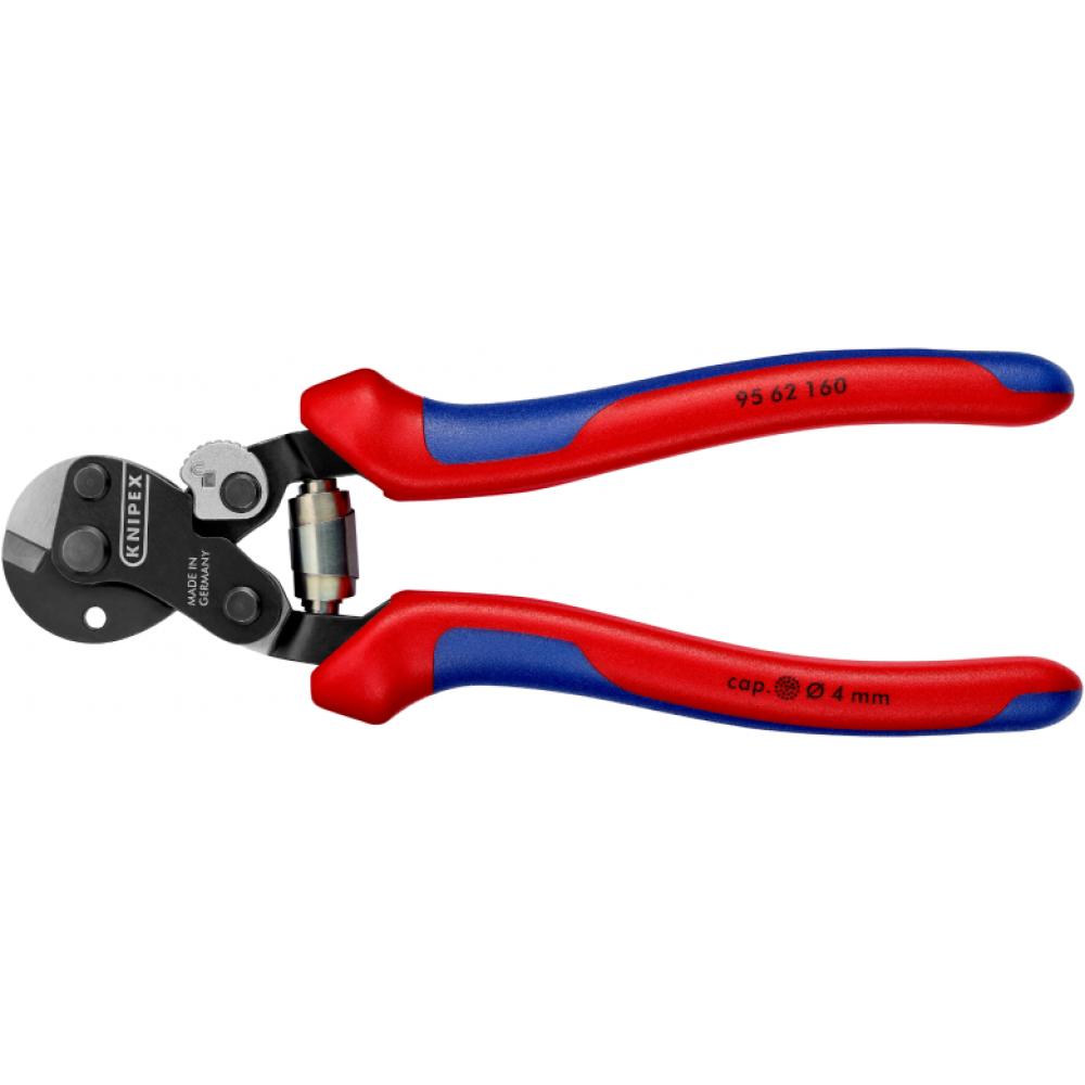 Ножницы Knipex для резки особо прочного проволочного троса, 160мм (95 62 160)