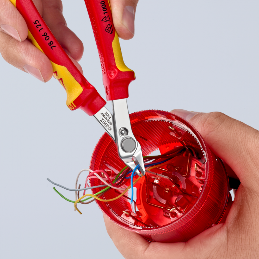 Кусачки Knipex VDE Electronic Super Knips®, 125 мм (78 06 125)