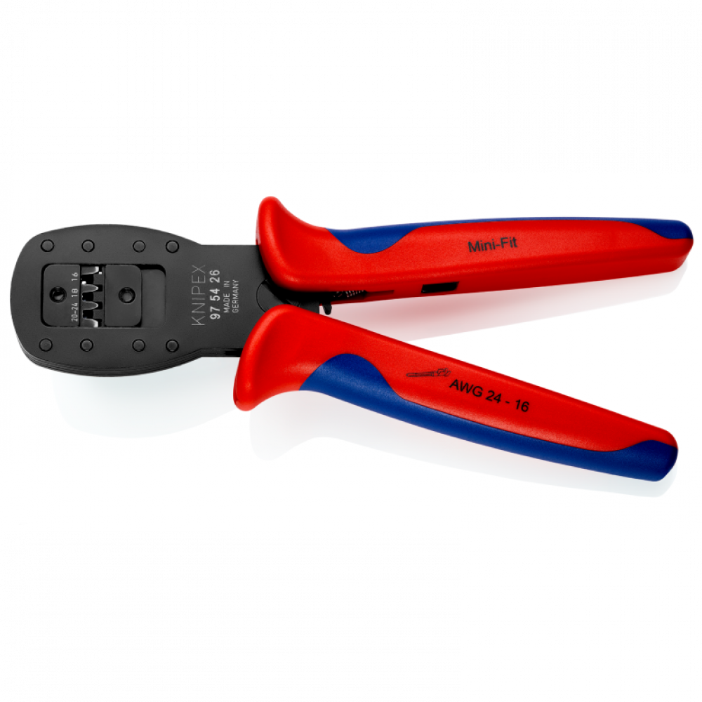 Обжимные клещи для миниатюрных штекеров Knipex для серии Mini-Fit™ (97 54 26)