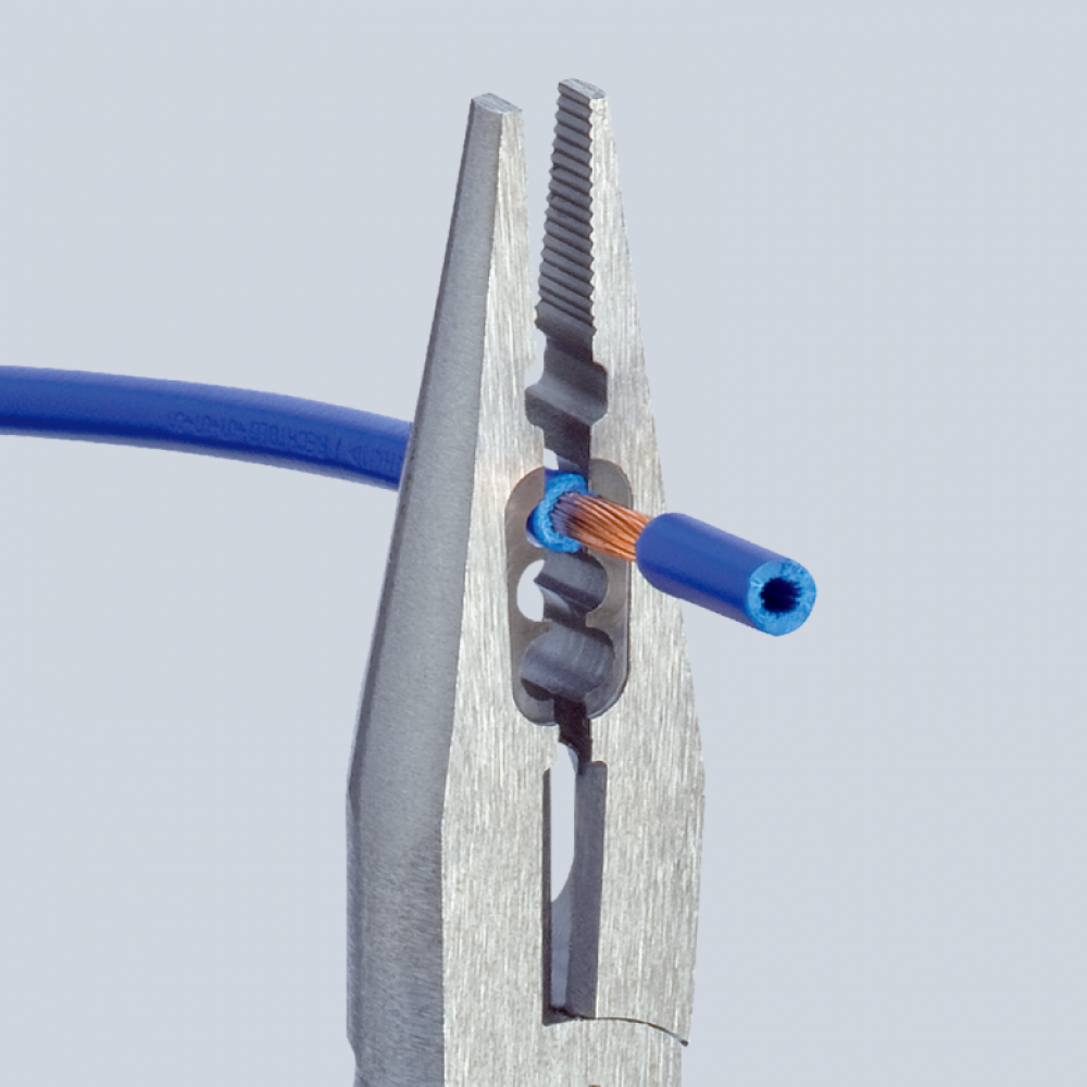 Плоскогубцы Knipex для монтажа проводов (хромированные), 160 мм (13 05 160)