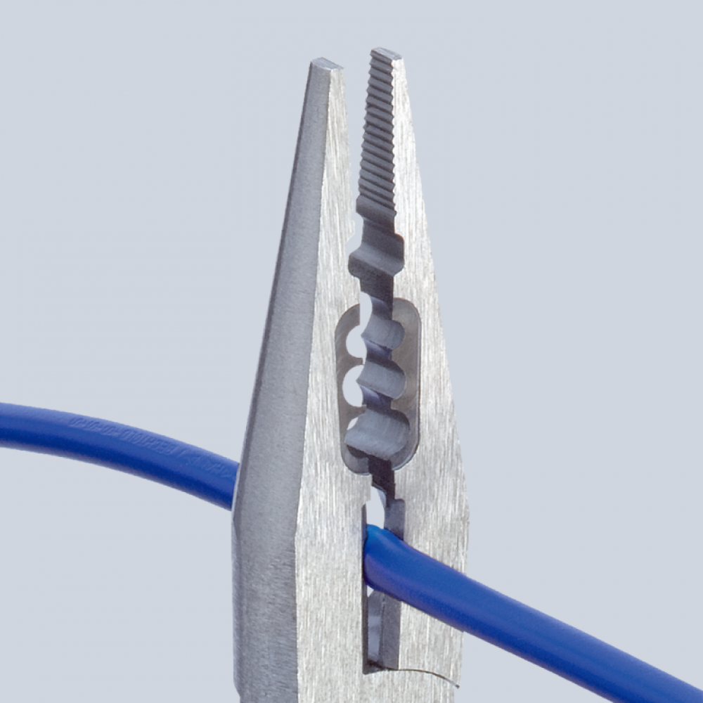 Плоскогубці Knipex для монтажу проводів (хромовані), 160 мм (13 02 160)