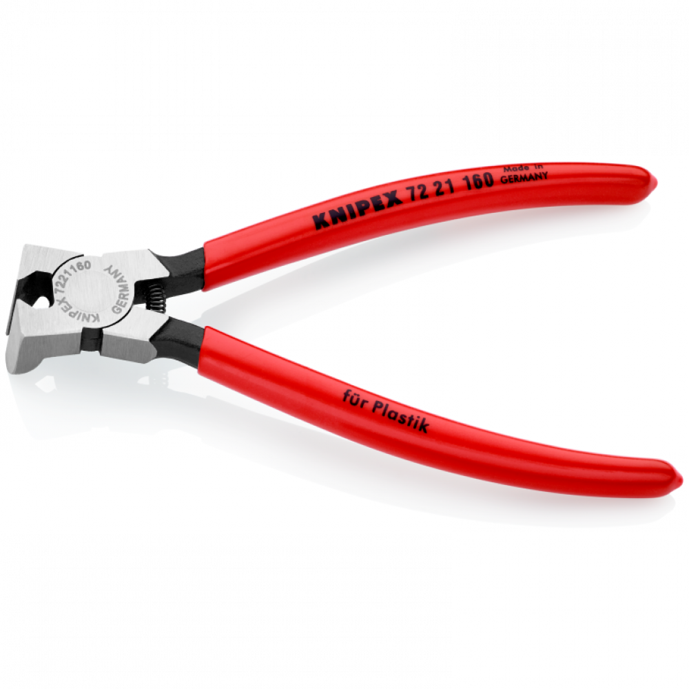 Кусачки бічні Knipex (для пластмаси), 160 мм (72 21 160)