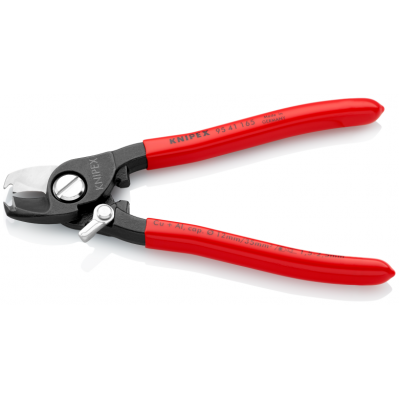Ножиці Knipex для кабелю з функцією видалення ізоляції Ø 12 мм / 35 мм², 165 мм (95 41 165)