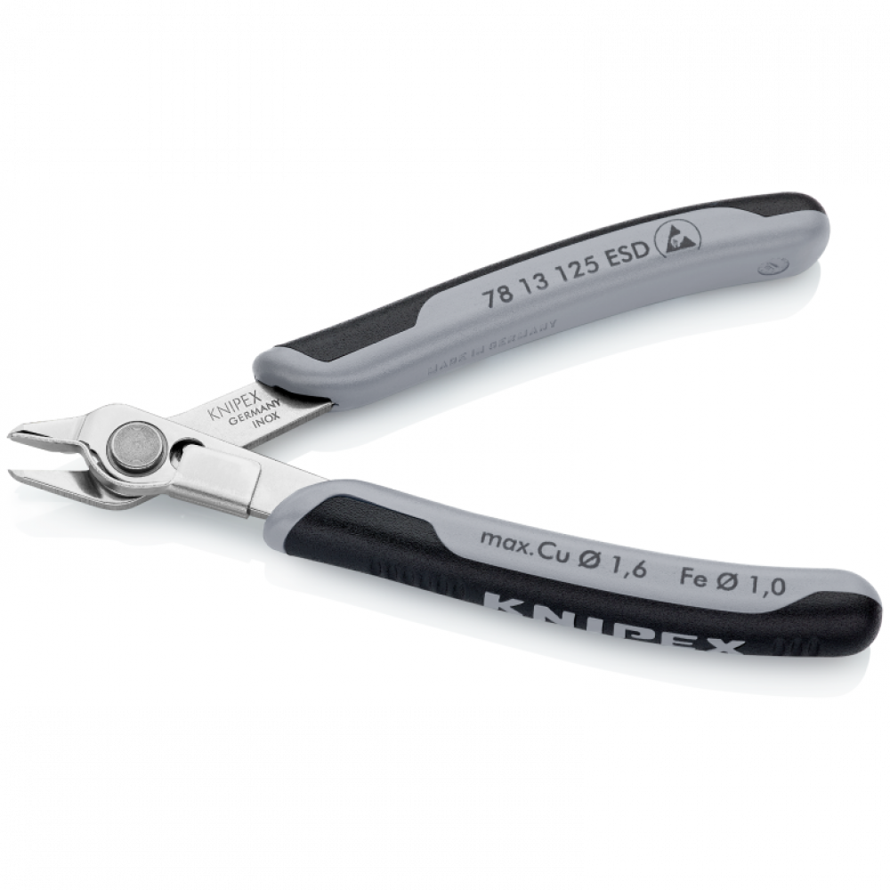Кусачки Knipex ESD Electronic Super Knips®, 125 мм (78 13 125 ESD)