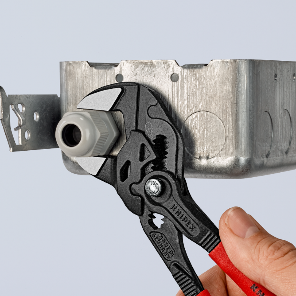 Кліщі переставні-гайковий ключ Knipex, 180 мм (86 01 180)