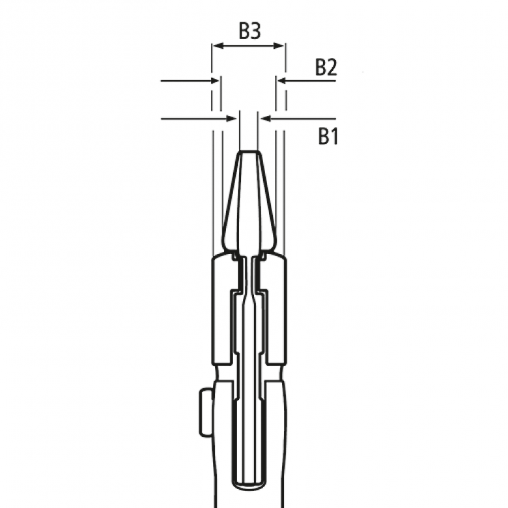 Переставні кліщі Knipex (хромовані), 125 мм (86 03 125)