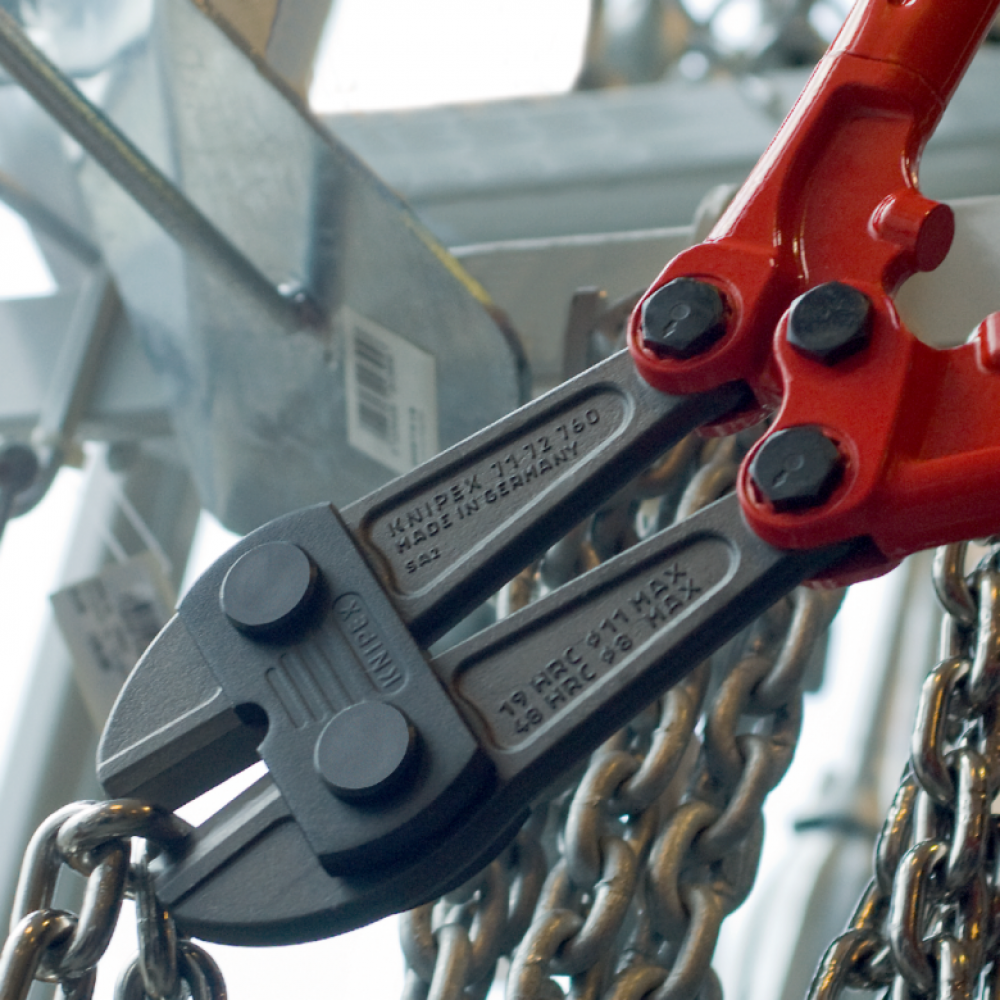 Болторез Knipex с двухкомпонентными рукоятками, 910 мм (71 72 910)