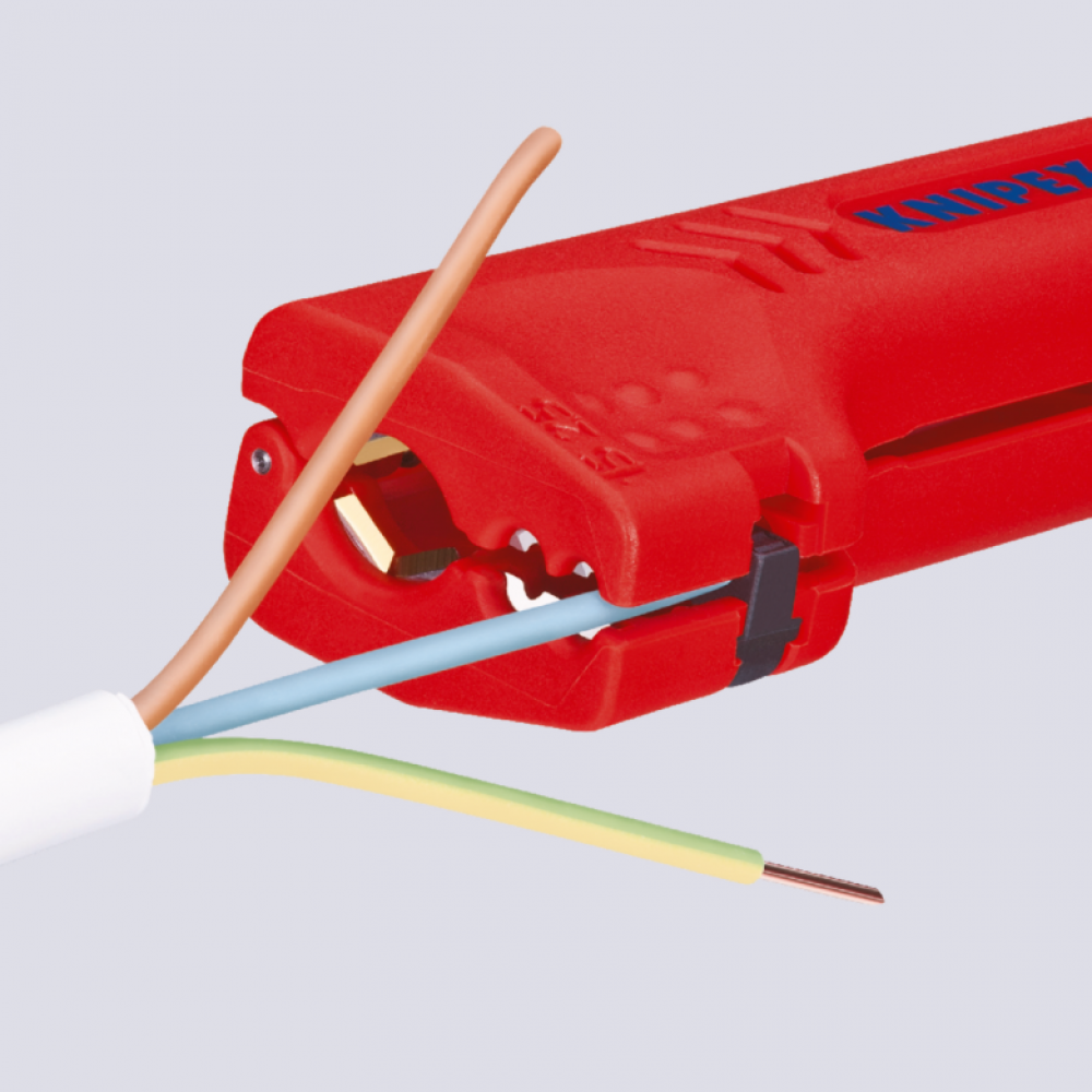 Универсальный инструмент Knipex для снятия оболочки с кабеля, Ø от 8 до 13 мм (16 90 130)