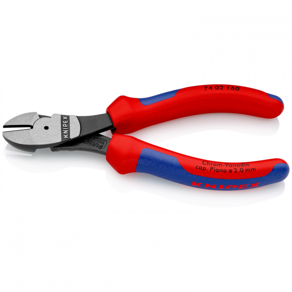 Кусачки бокові Knipex особливої потужності, 160 мм (74 02 160)