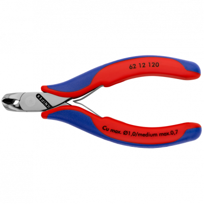 Кусачки кутові Knipex для електроніки, 120 мм (62 12 120)