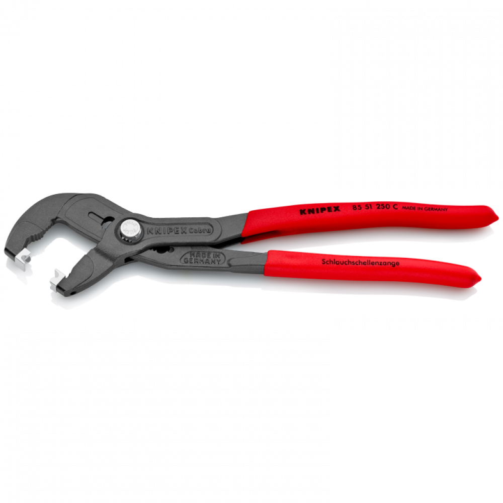 Щипцы Knipex для пружинных хомутов (шланги), 250 мм (85 51 250 C)