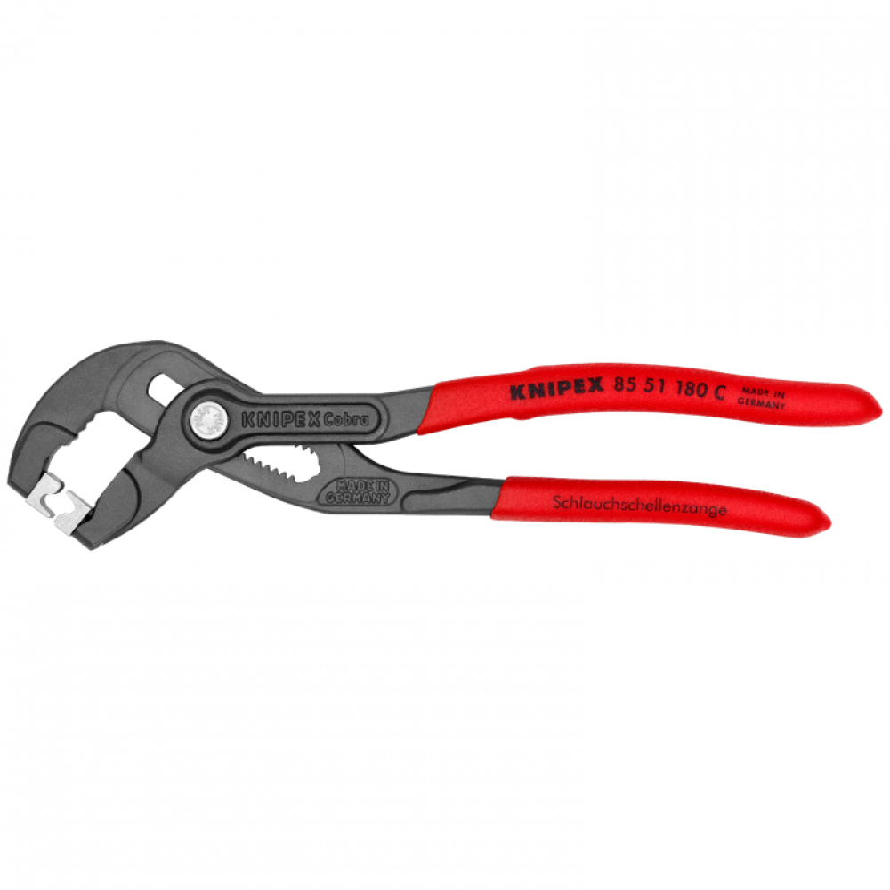 Щипцы Knipex для пружинных хомутов (шланги), 180 мм (85 51 180 C)