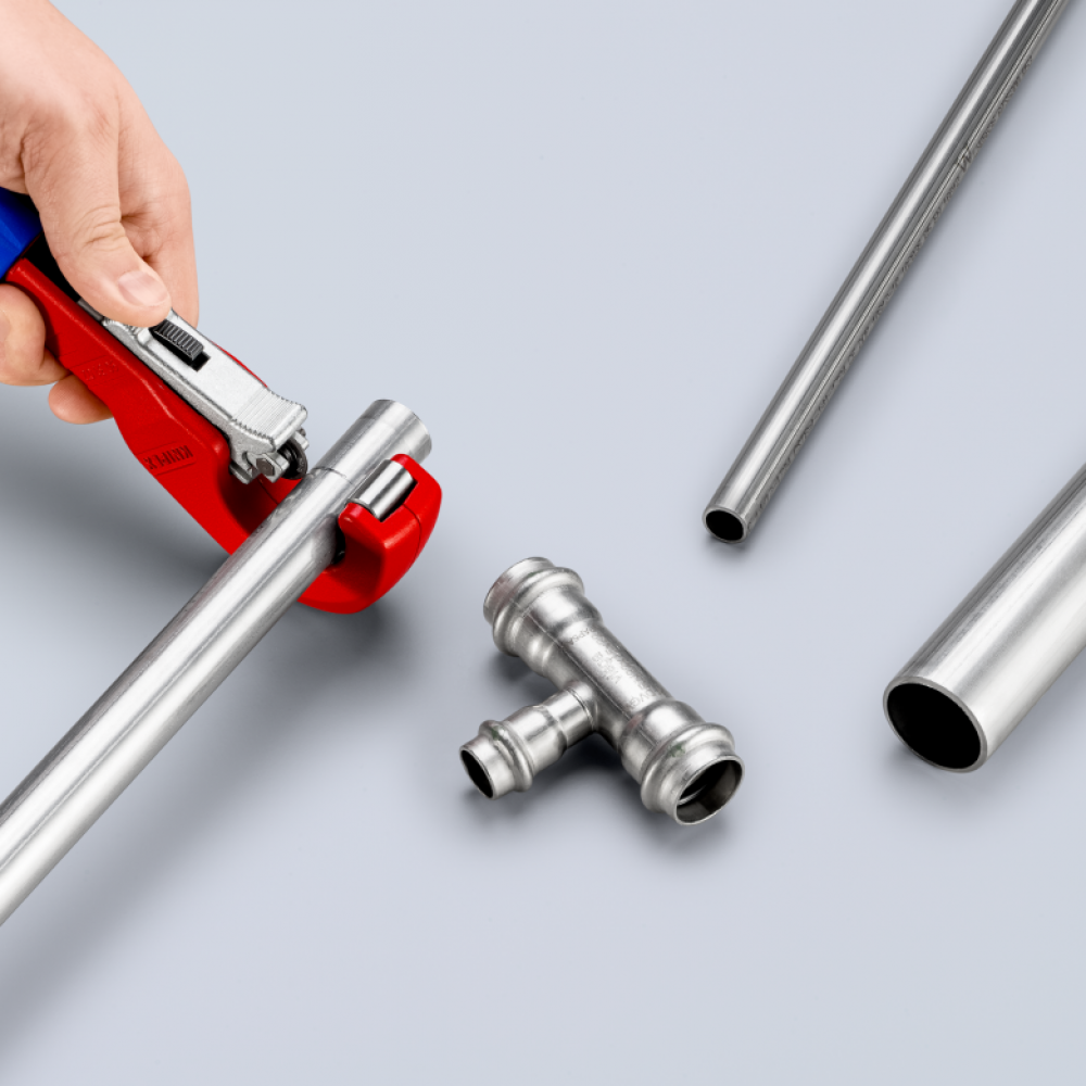 Труборез Knipex TubiX® для стали и цветных металлов, Ø 6 - 35 мм (1/4"-1 3/8") (90 31 02 BK)