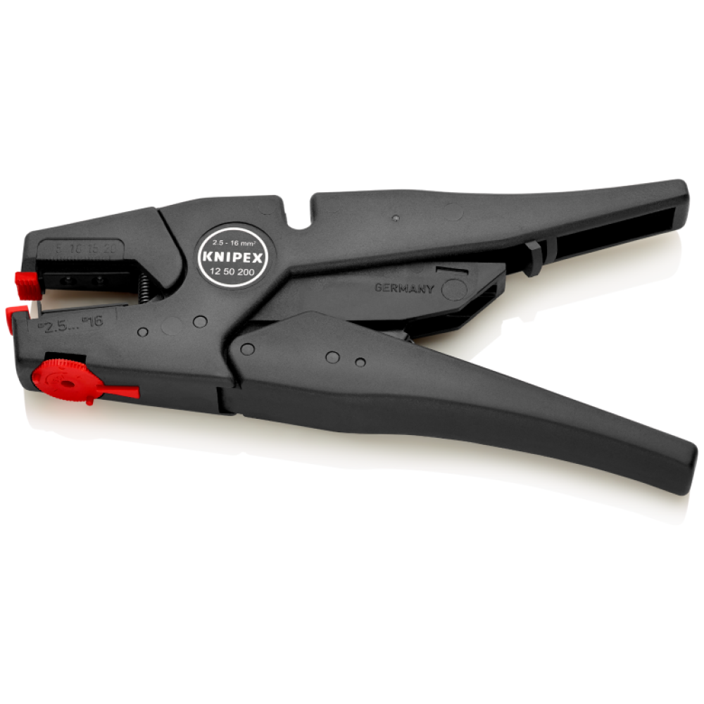 Стриппер Knipex самонастраивающийся до 16,0 мм² (12 50 200)