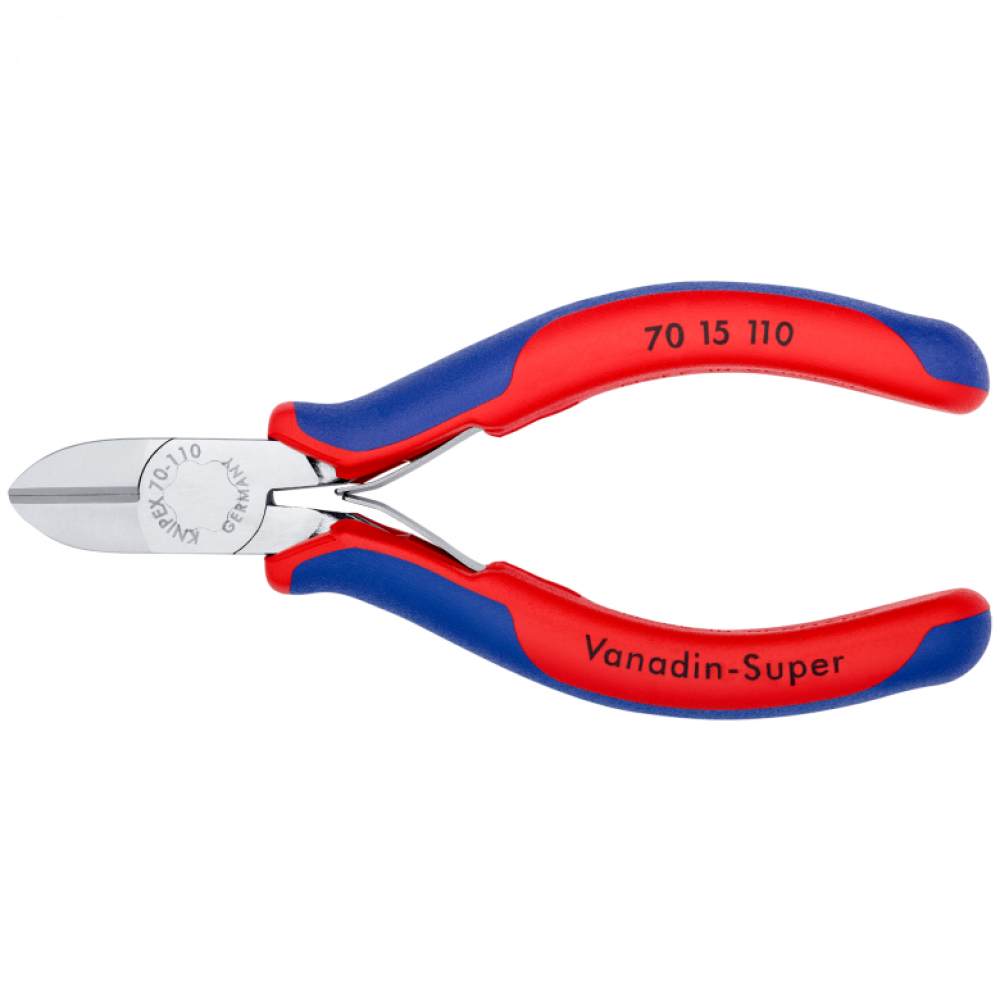 Кусачки бічні Knipex (хромовані), 110 мм (70 15 110)