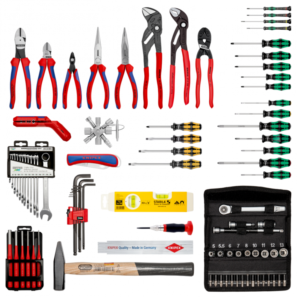 Валіза з інструментами Knipex "Robust45 Move" Mechanic (00 21 37 M)